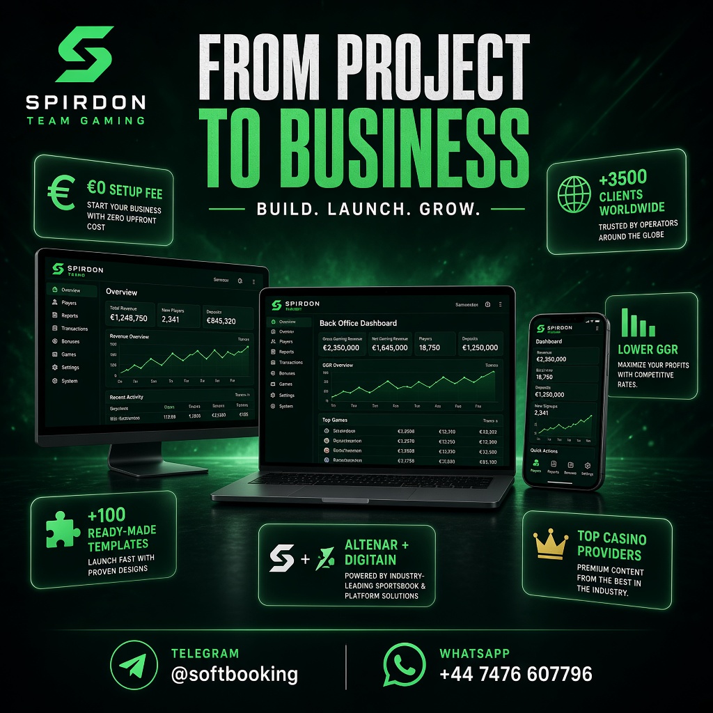 Spirdon casino platform back office